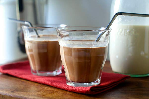 شیر فندق شکلاتی