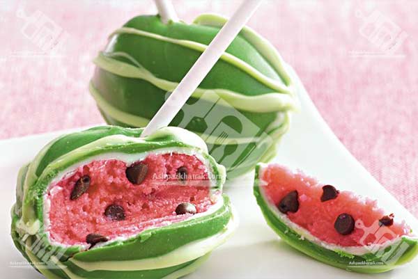 پاپ کیک هندوانه ای برای شب یلدا