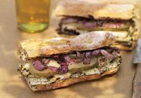 ساندویچ مرغ گریل شده با خردل