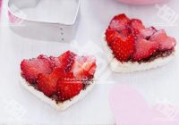 قلب های شکلاتی با نان تست