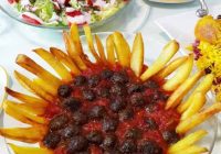 خوراک گوشت قلقلی