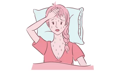 علت تعریق شبانه علت تعریق شبانه