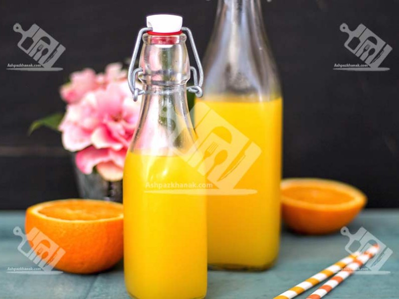 شربت پرتقال خانگی