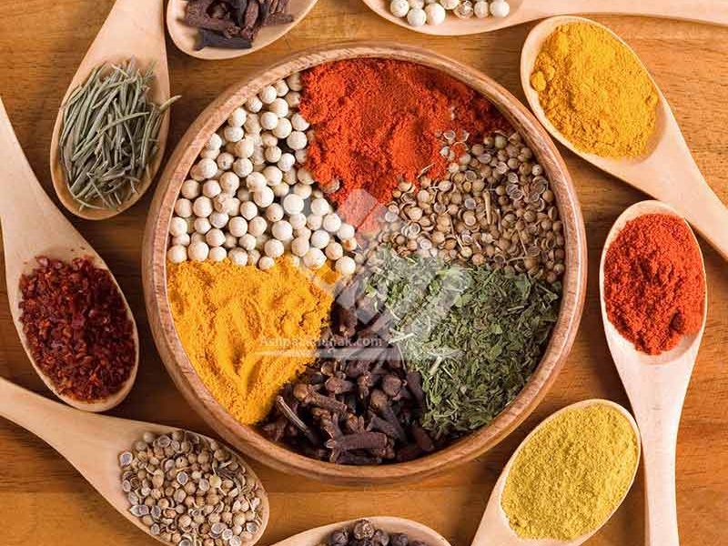 آشپزی و ادویه های پرکاربرد در آن