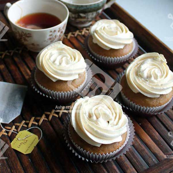 کاپ کیک با طعم چای
