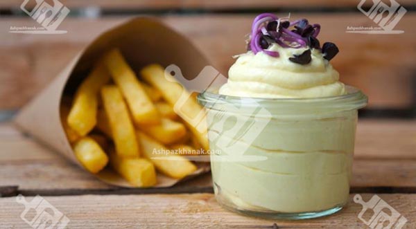 سس مایونز بدون تخم مرغ (Vegan)
