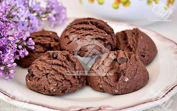 شیرینی کاکائویی به شکل بستنی