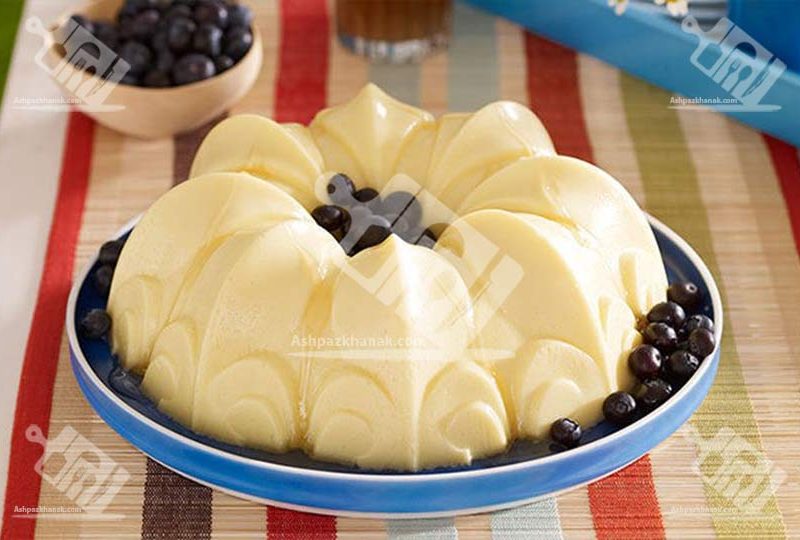 ژله شیر موز
