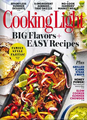 مجله آشپزی Cooking Light – August 2016