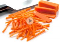چگونه هویج را خلال کنیم؟