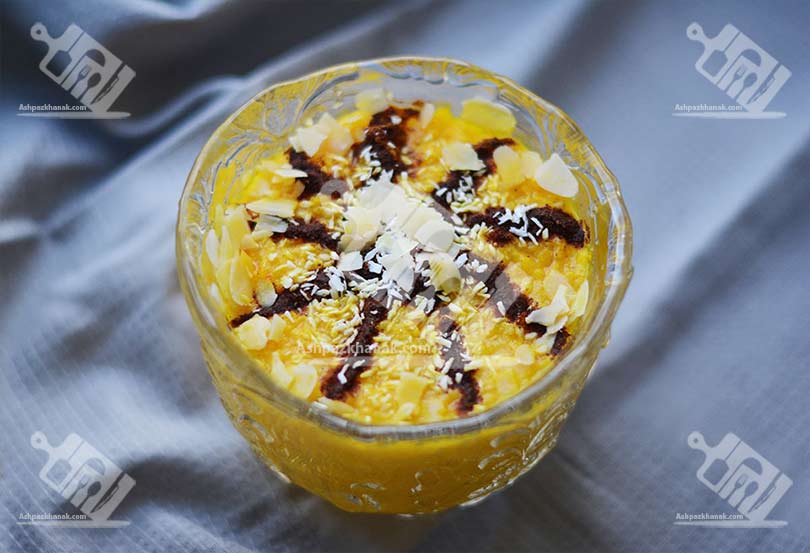 نمونه هایی از تزیین شله‌ زرد-طرز تهیه شله زرد -ماه رمضان4-آشپزخانک