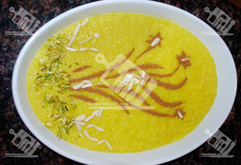 نمونه هایی از تزیین شله‌ زرد-طرز تهیه شله زرد -ماه رمضان7-آشپزخانک