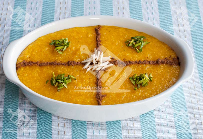 نمونه هایی از تزیین شله‌ زرد-طرز تهیه شله زرد -ماه رمضان8-آشپزخانک
