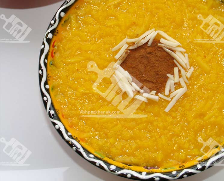 نمونه هایی از تزیین شله‌ زرد-طرز تهیه شله زرد6 -ماه رمضان-آشپزخانک