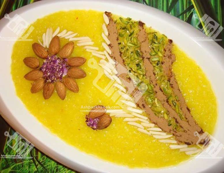 نمونه هایی از تزیین شله‌ زرد1-طرز تهیه شله زرد -ماه رمضان-آشپزخانک